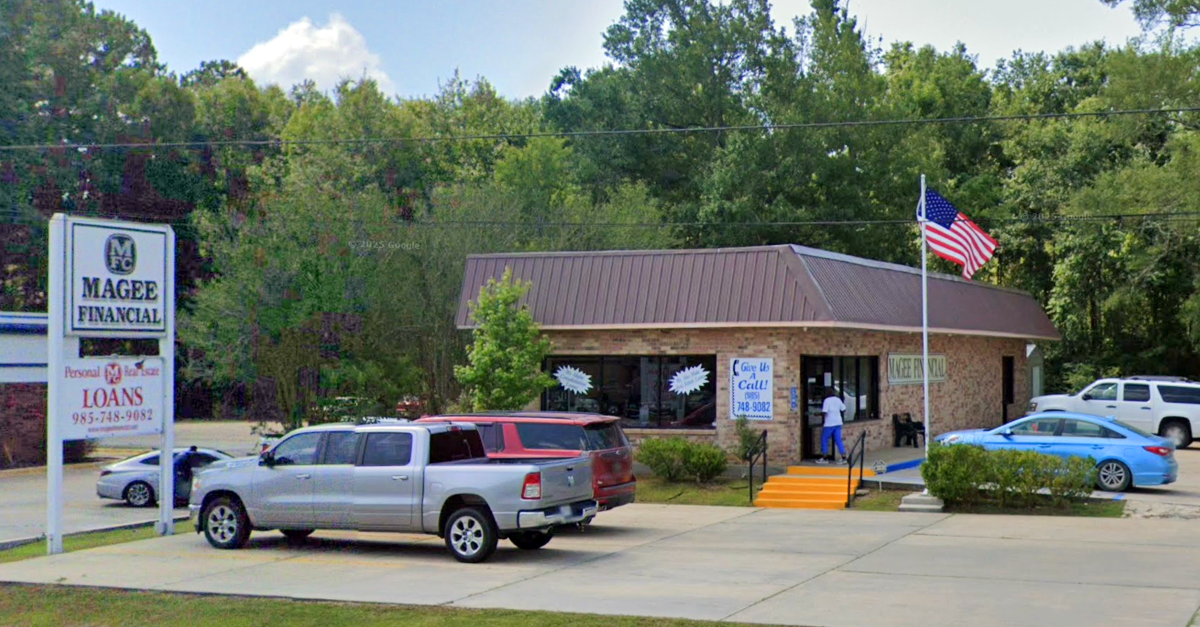 Magee Financial office in Amite, LA providing personal, installment, and real estate loans